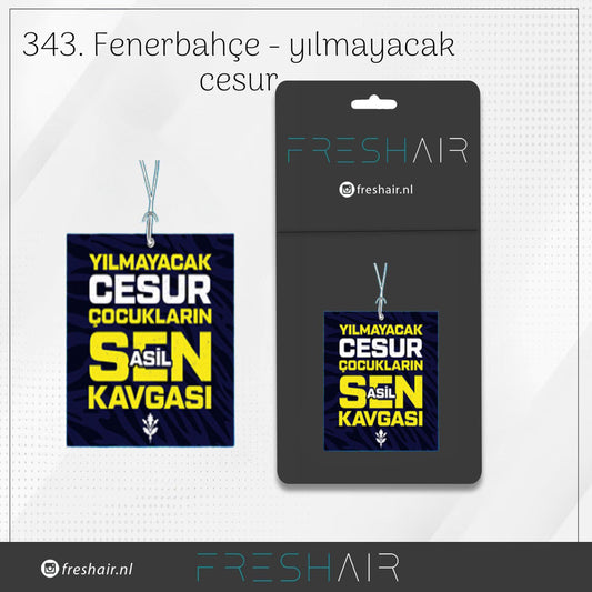 Fenerbahce - Yilmayacak cesur